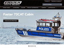 Tablet Screenshot of fasterworkboats.fi